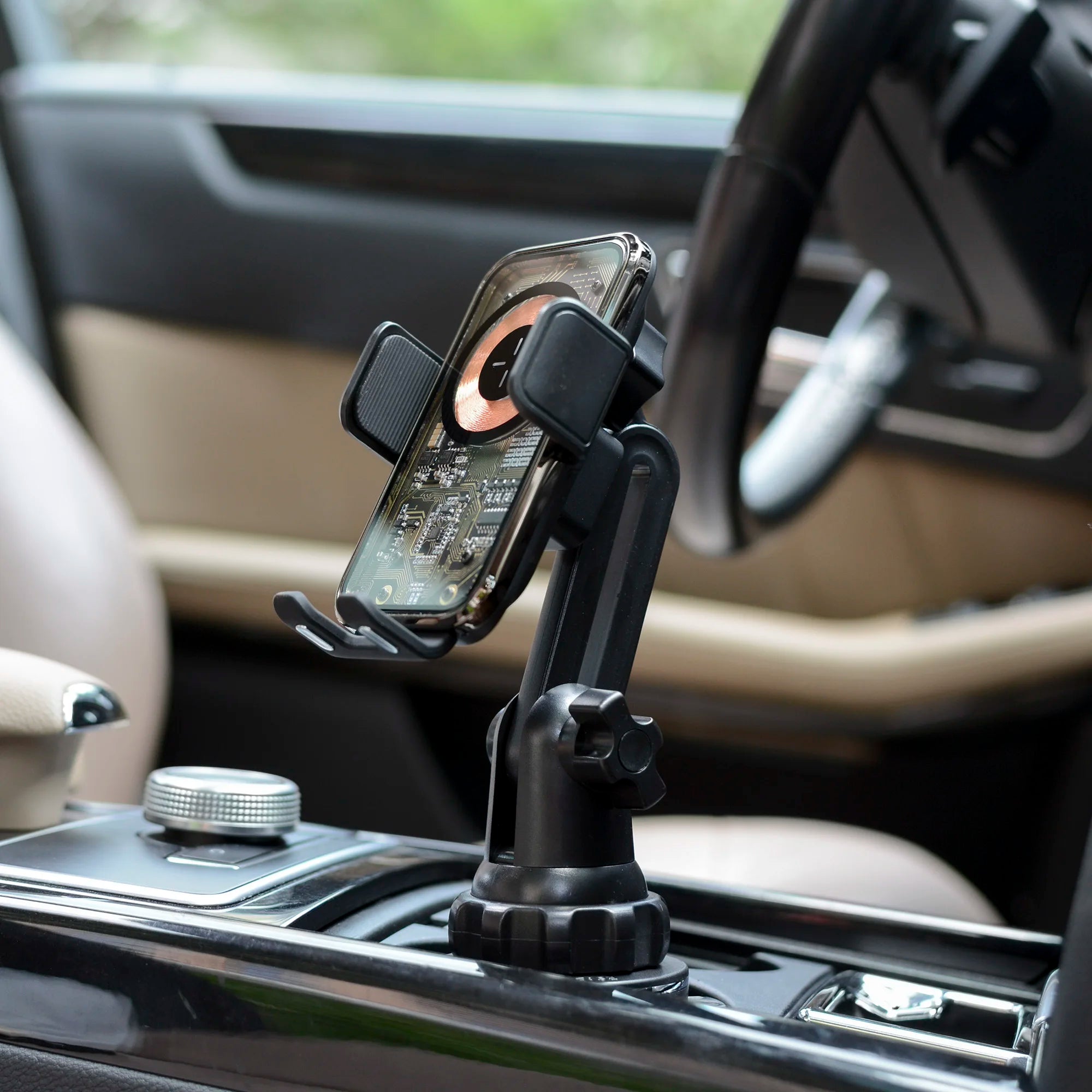Wireless Car Cup Phone Holder Charger