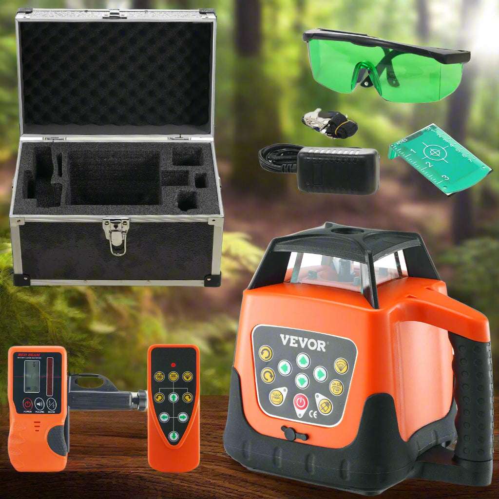 VEVOR Laser Level 2000ft 360 Degree Green Cross Line