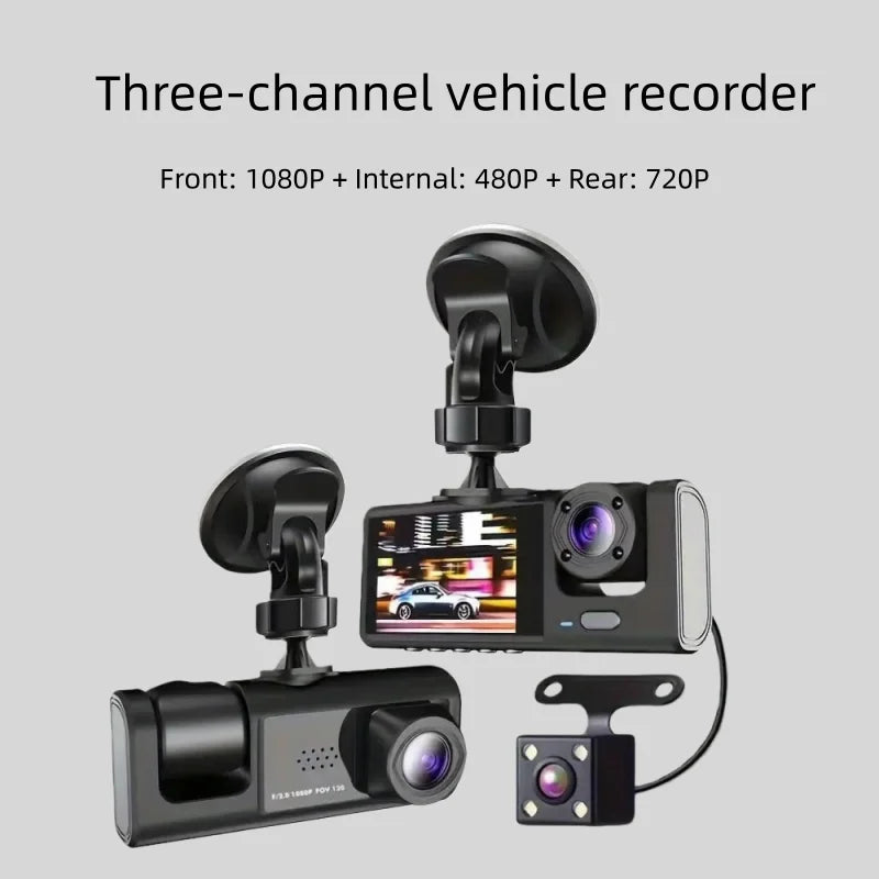 3-Channel Dashcam