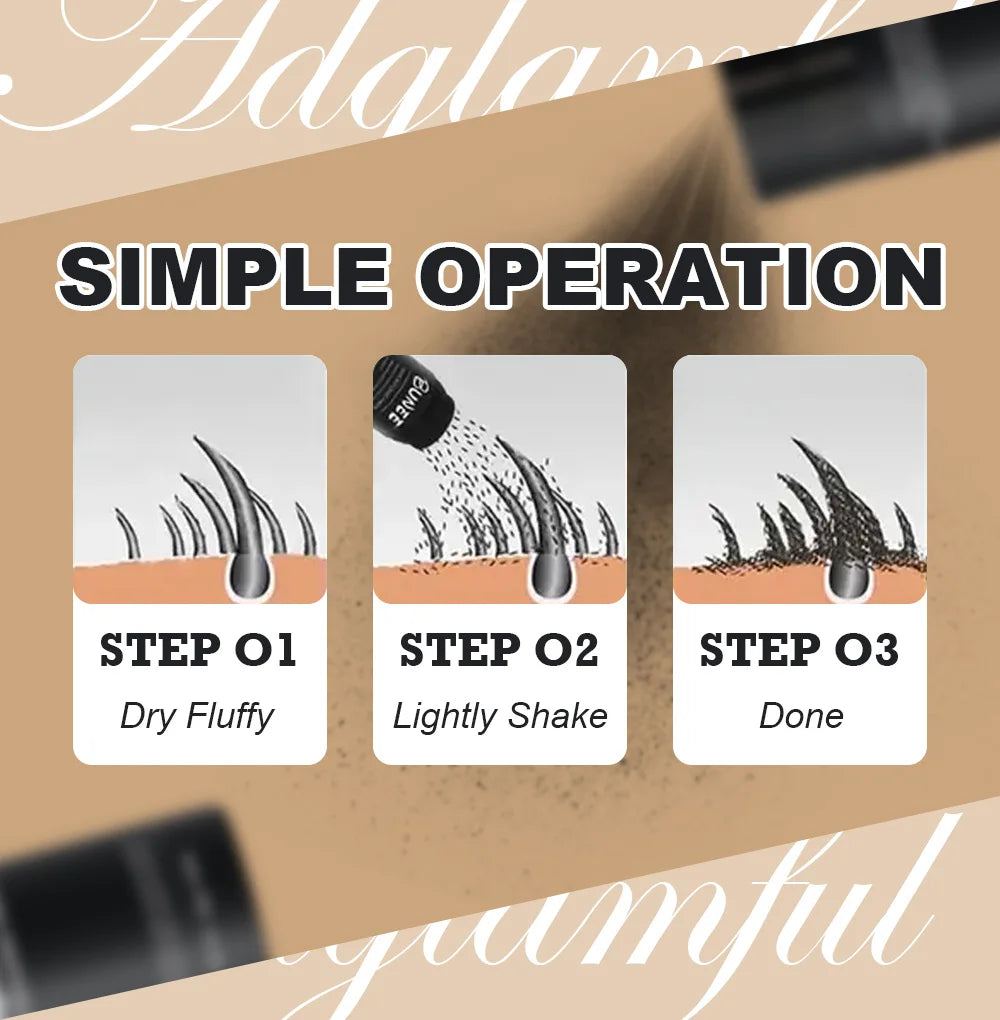 Hair Fiber Powder 30g | Aadglamful Hairline & Volume Filler