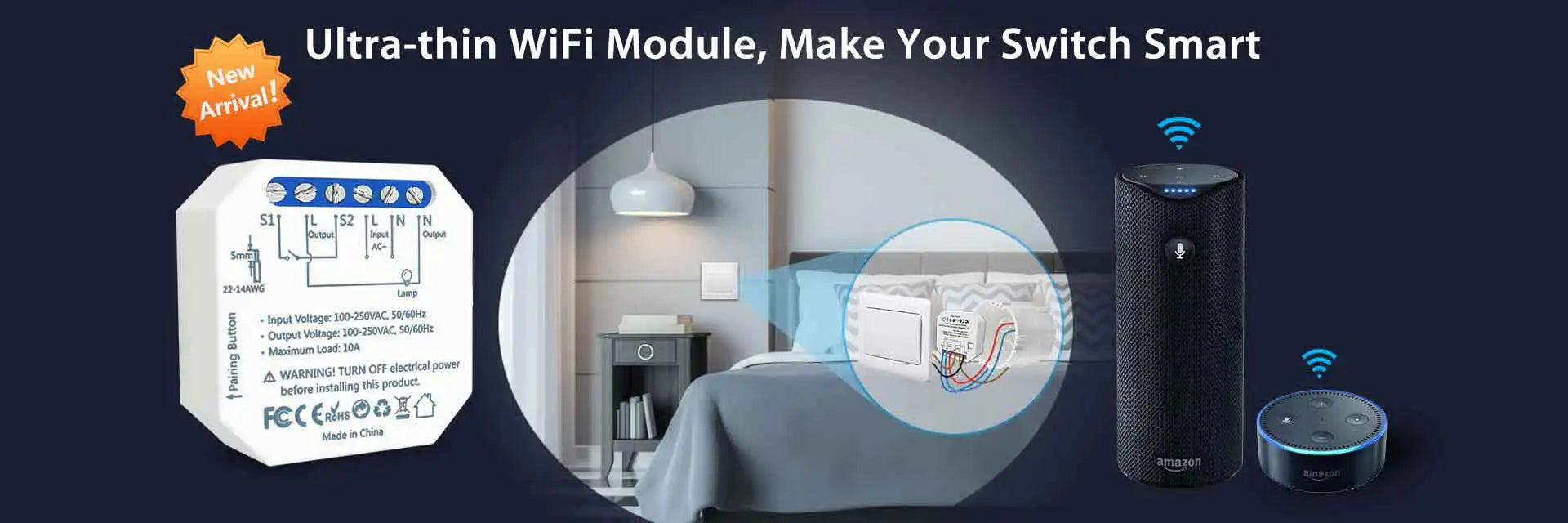 WiFi Double Curtain Switch