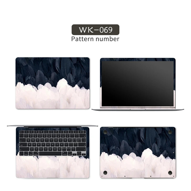 DIY Marble Laptop Sticker