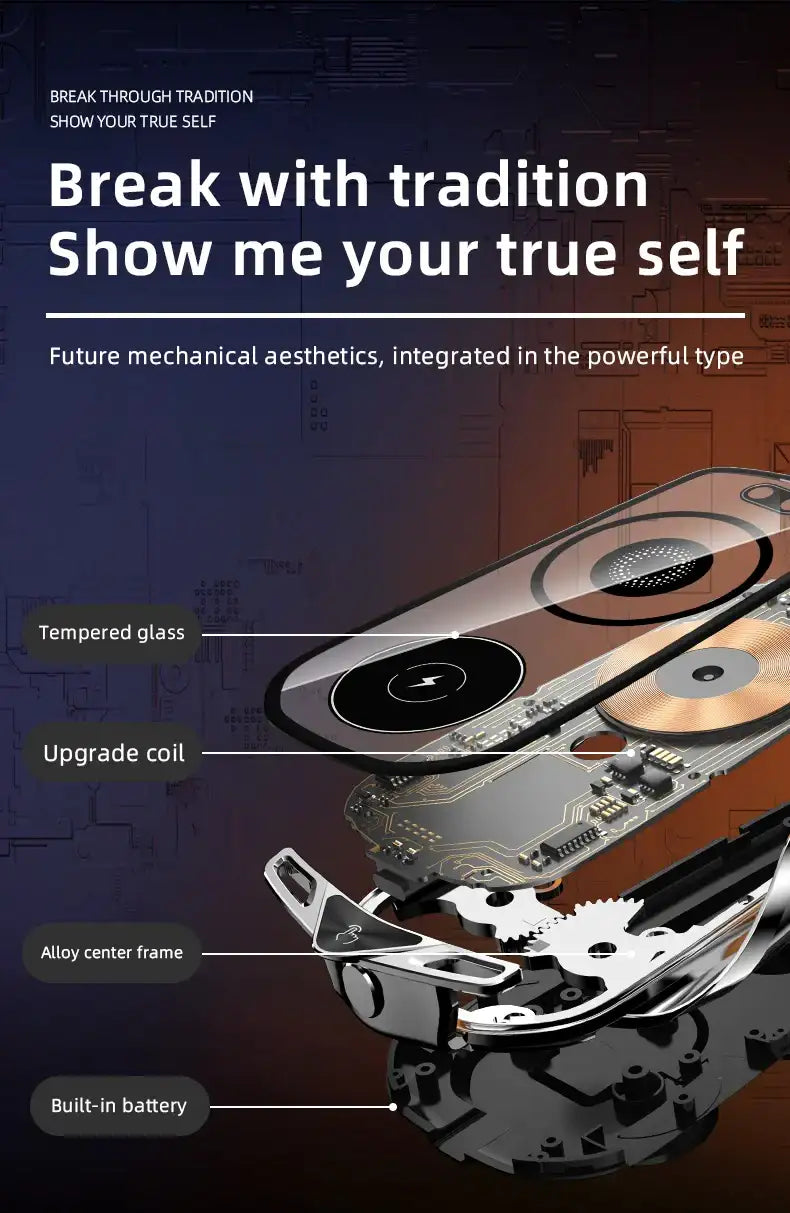 Magnetic Wireless Car Phone Holder