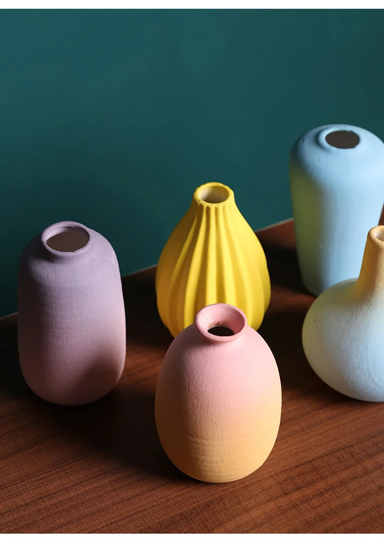 Modern Rustic Nordic Style Ceramic Vase