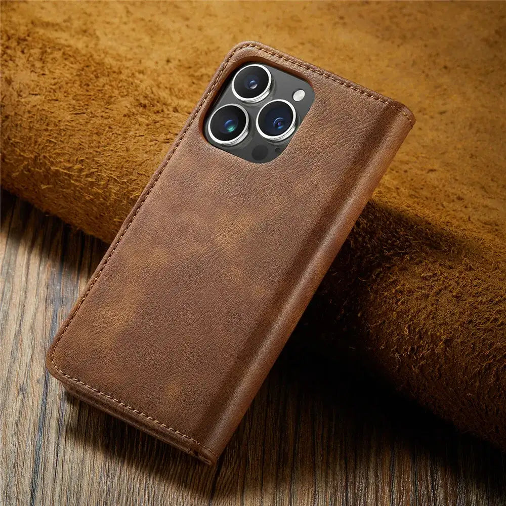 Detachable Magnetic Leather Phone Case