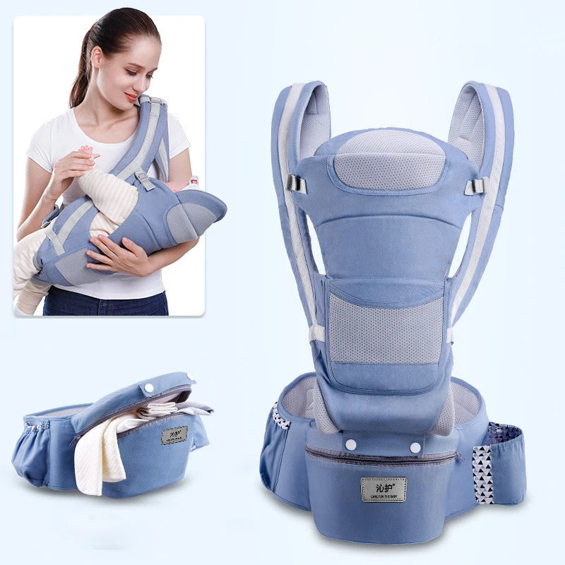Ergonomic Baby Carrier Backpack | Infant Hipseat Wrap