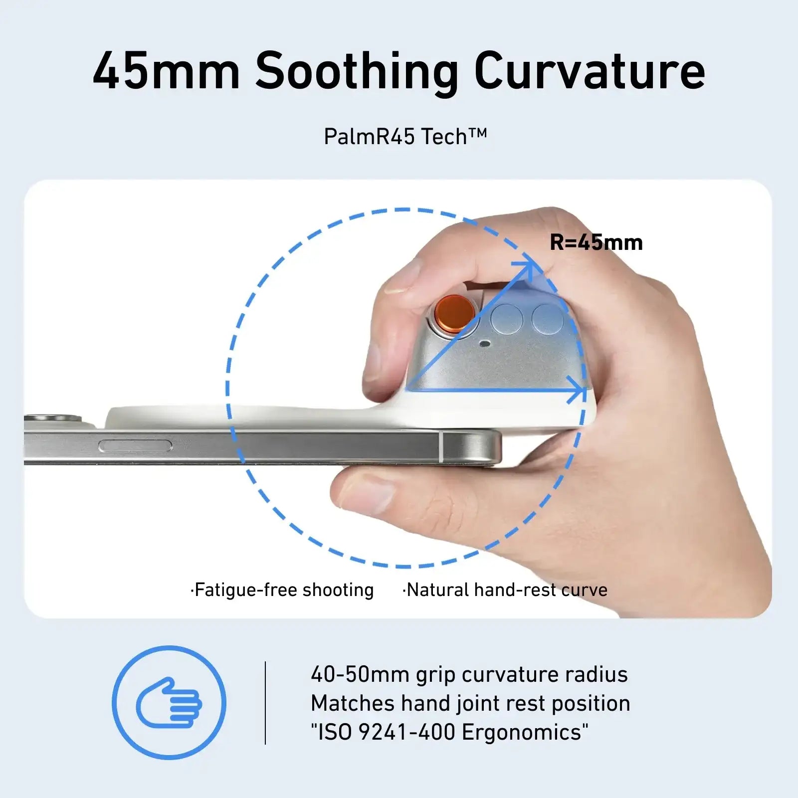 Ergonomic Fun Shot Magnetic Grip – iPhone & Android