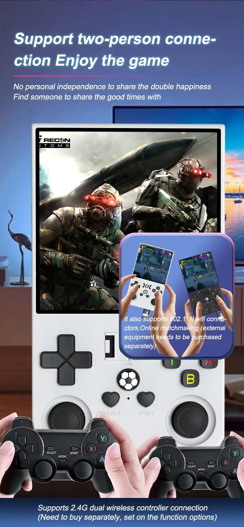 Retro Handheld Game Console