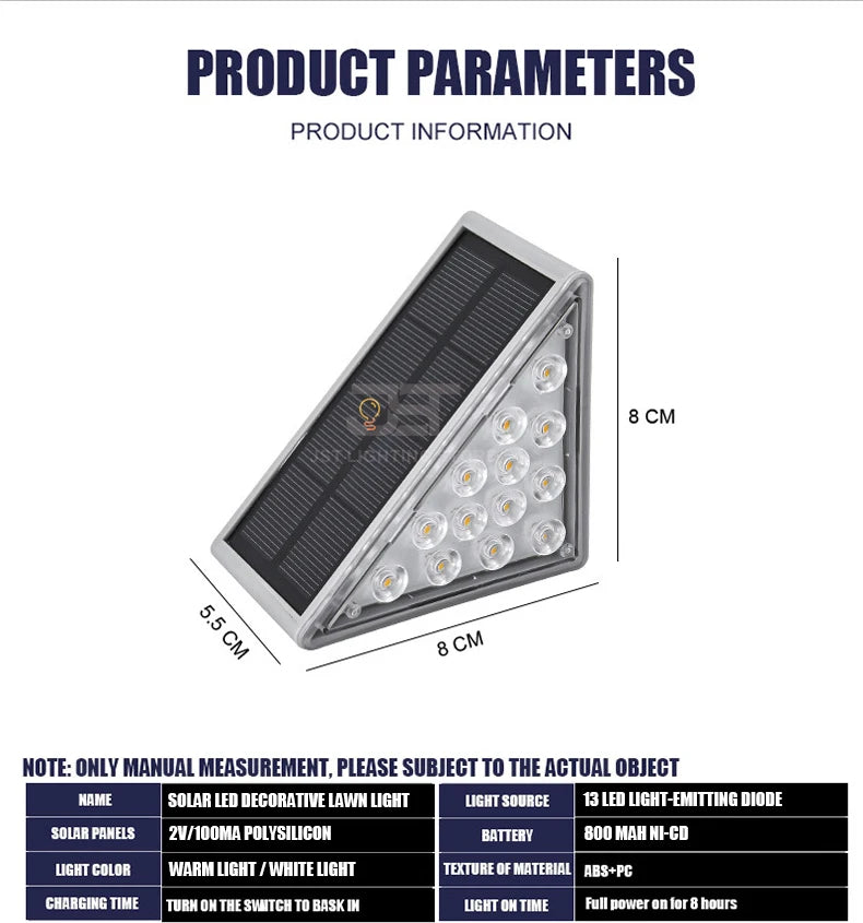 Solar LED Stair Lamp