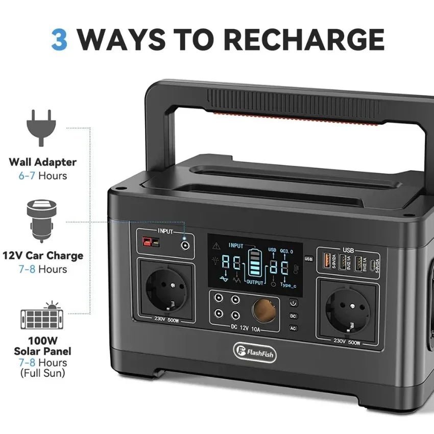 Portable Power Bank Station Generator
