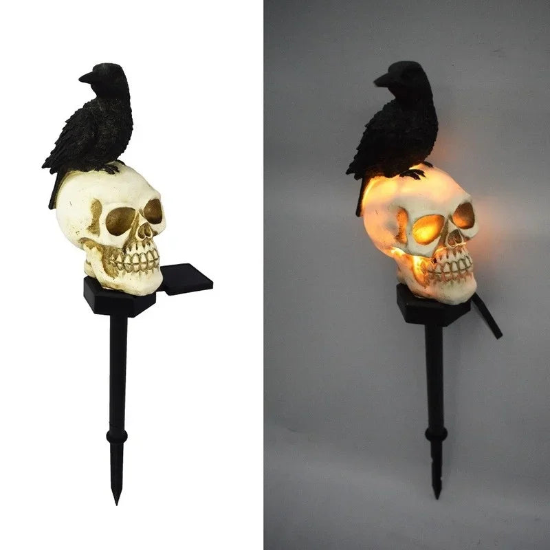 Halloween Outdoor Skeleton Ghost Solar Light