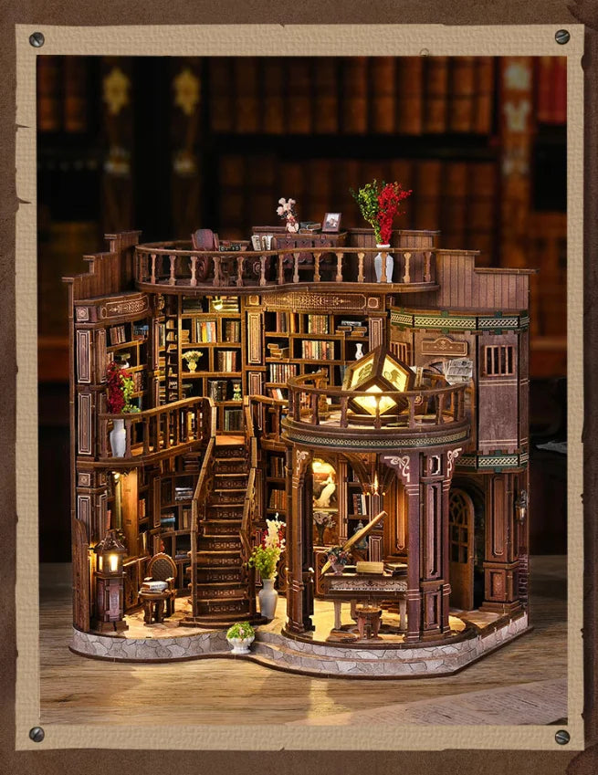 DIY Mini Book House Model