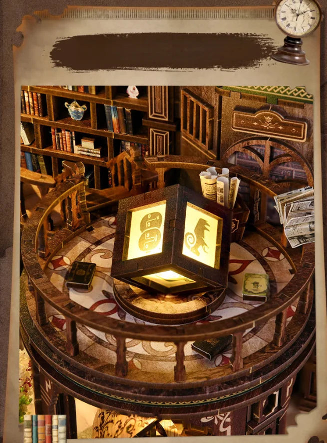 DIY Mini Book House Model