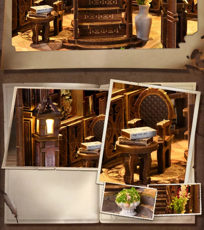 DIY Mini Book House Model