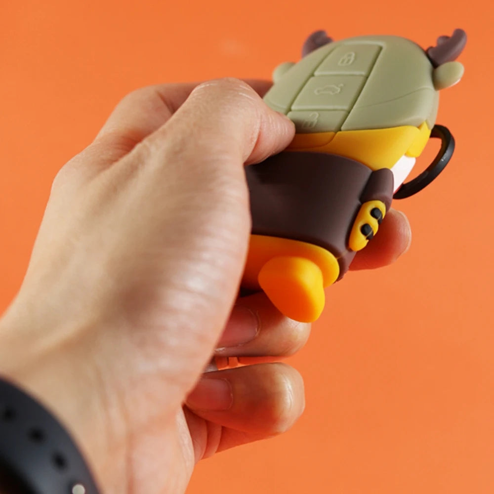 Cute Silicone Car Key Cover