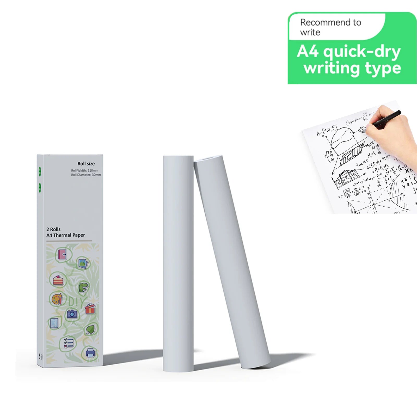 A4 Thermal Paper 210x30mm - Wireless Bluetooth Printing
