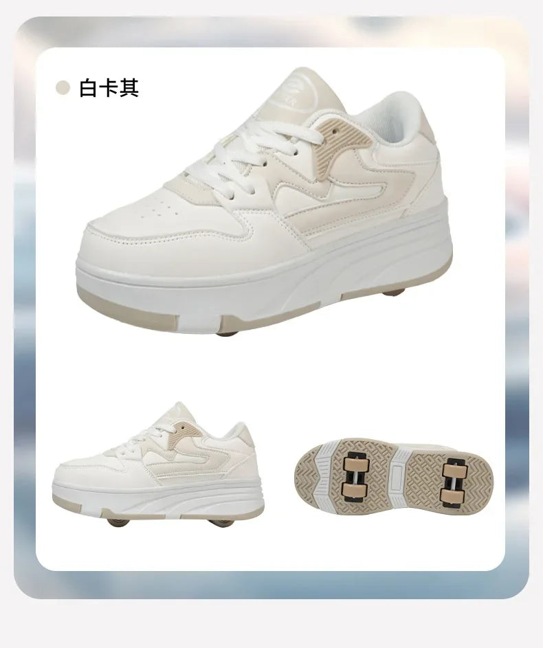 Kids Four-Wheel Roller Shoes