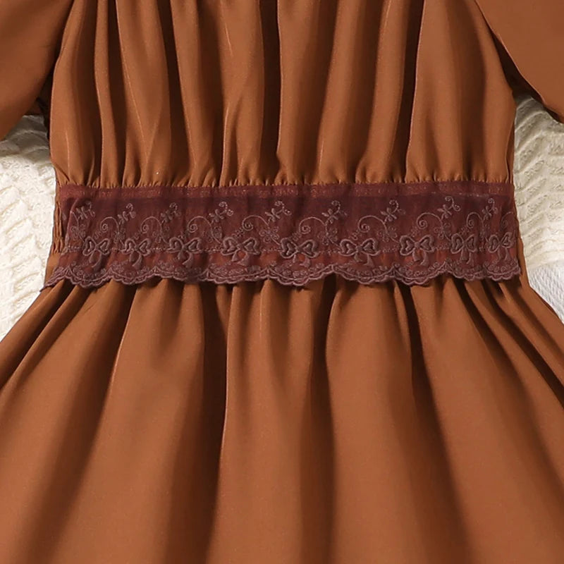 Girls Summer Dress Retro Princess