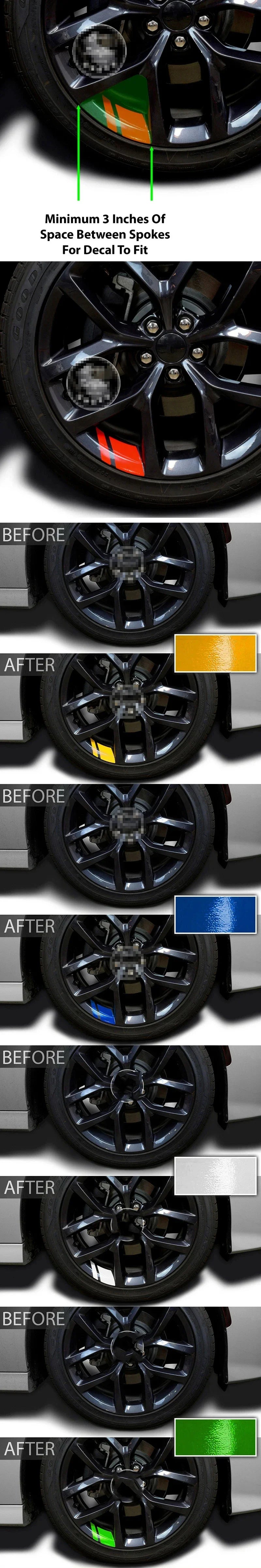 Reflective Car Wheel Decal Sticker