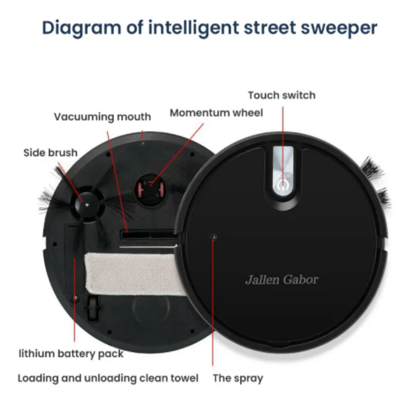 Wireless Smart Robot Vacuum Cleaner | 5-in-1 Multifunctional