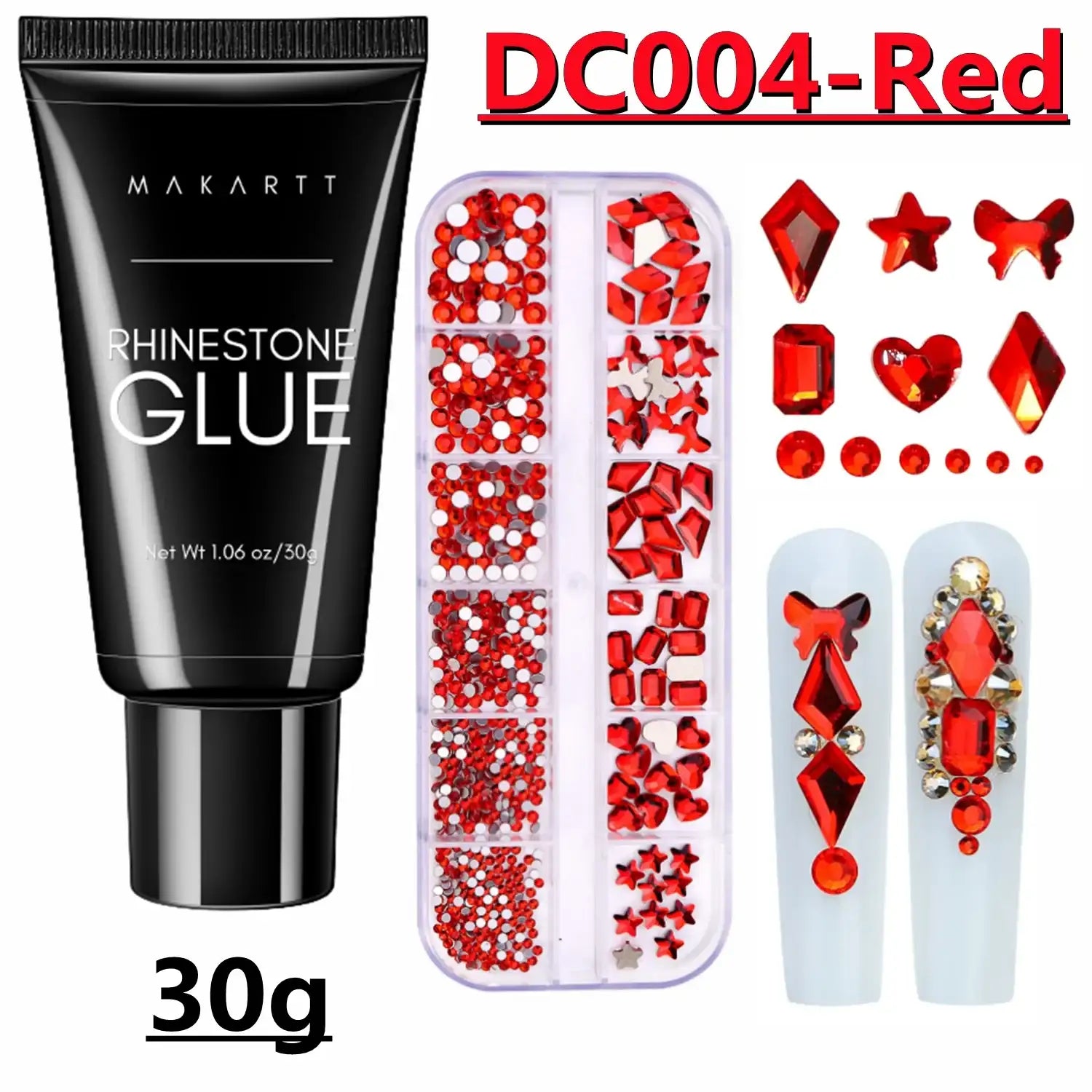 Makartt Super Strong Nail Glue for Rhinestones