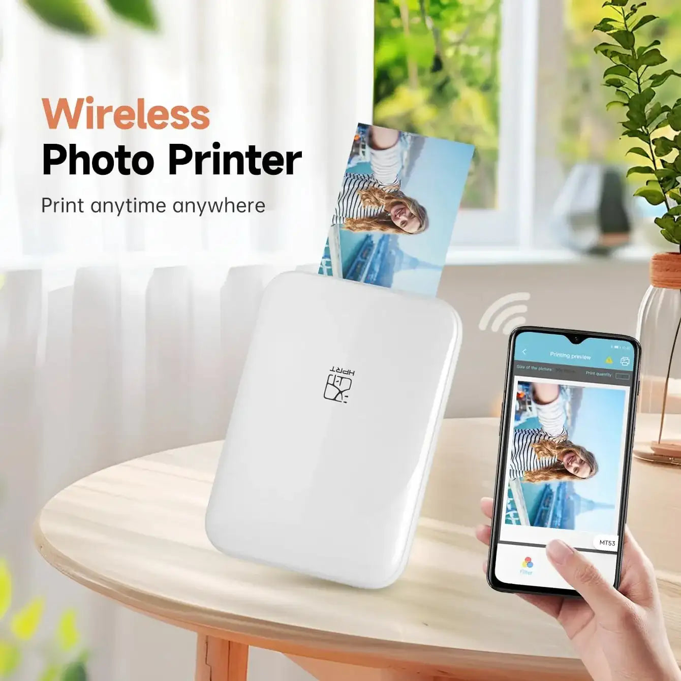 Portable Wifi Photo Printer for Mobile Printing -MT53 