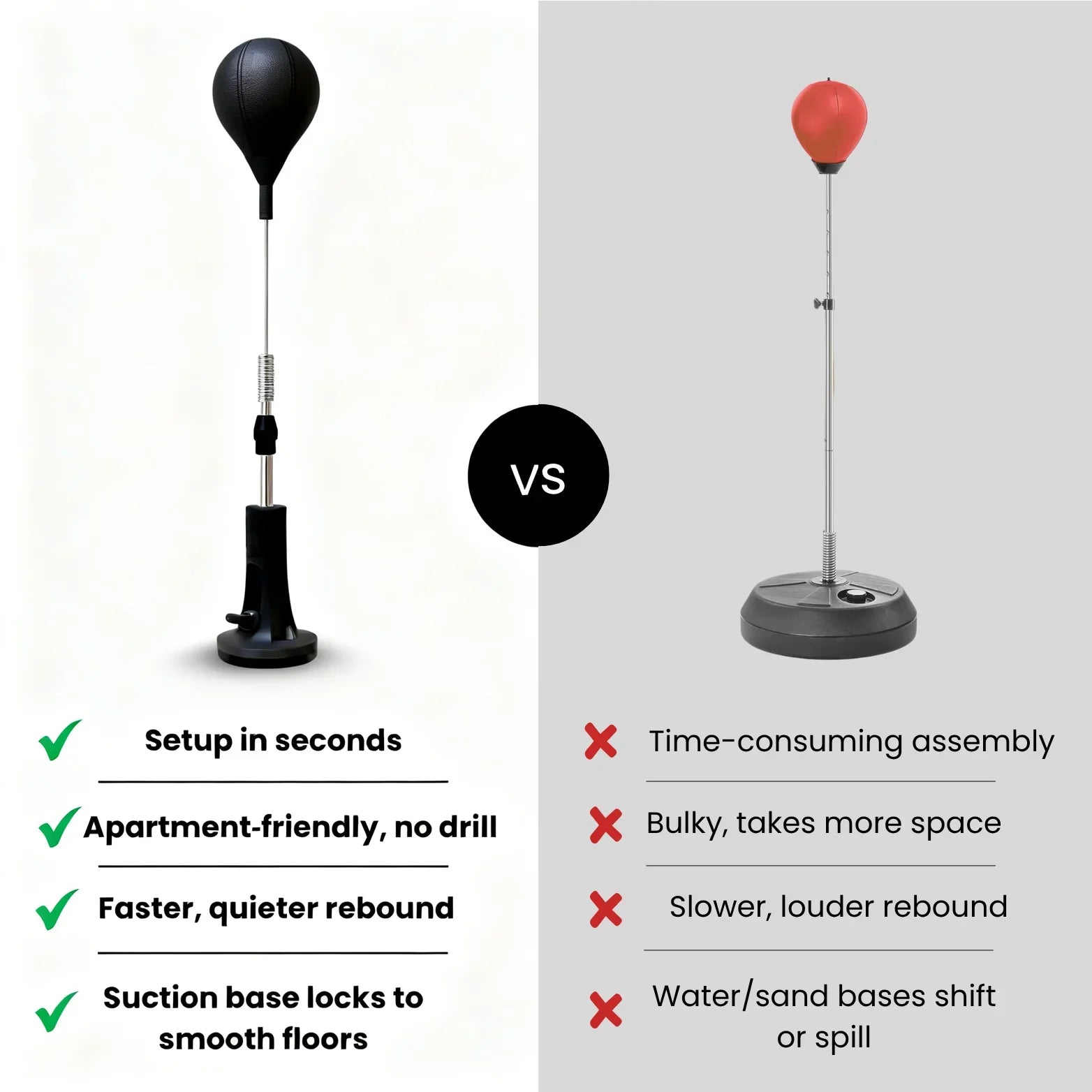 Adjustable Reflex Punching Bag