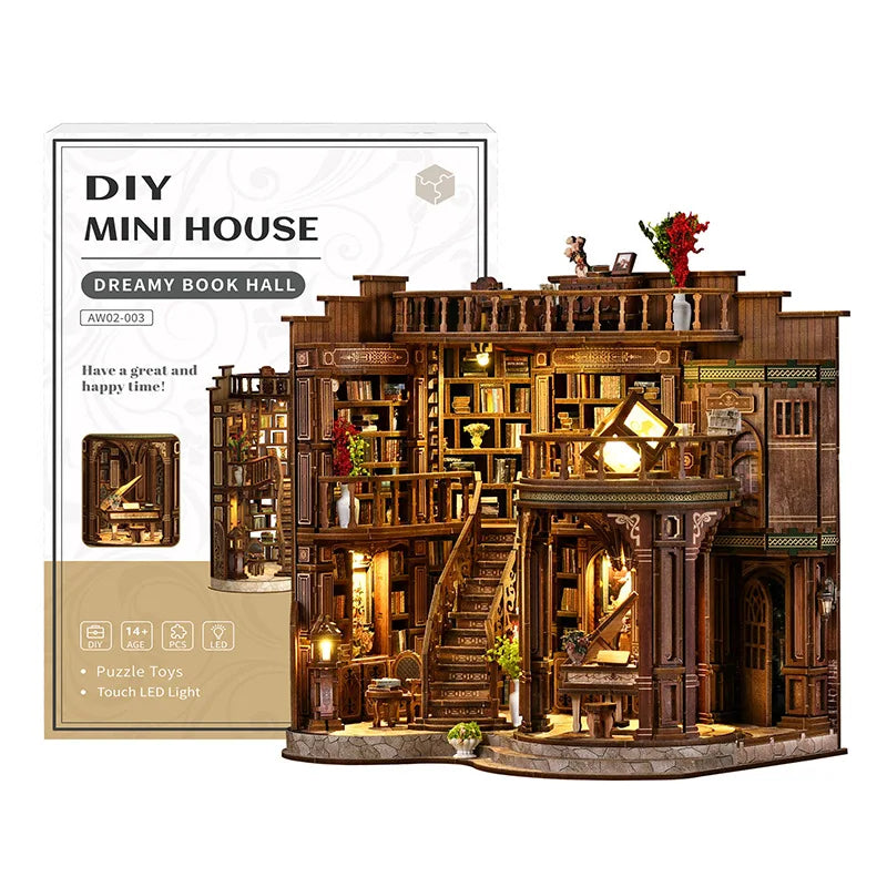 DIY Mini Book House Model