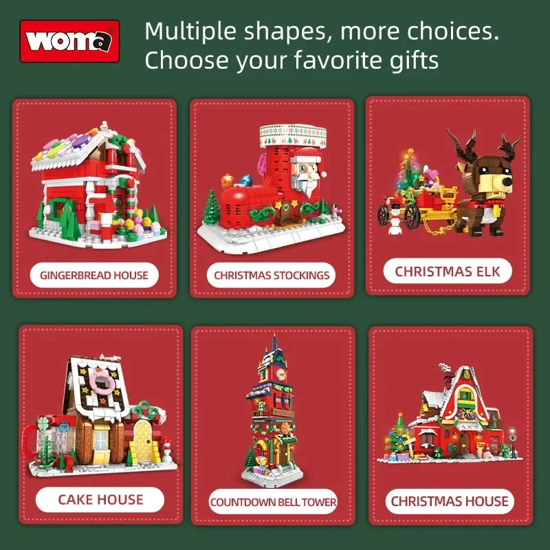 Christmas Series Building Blocks Toys