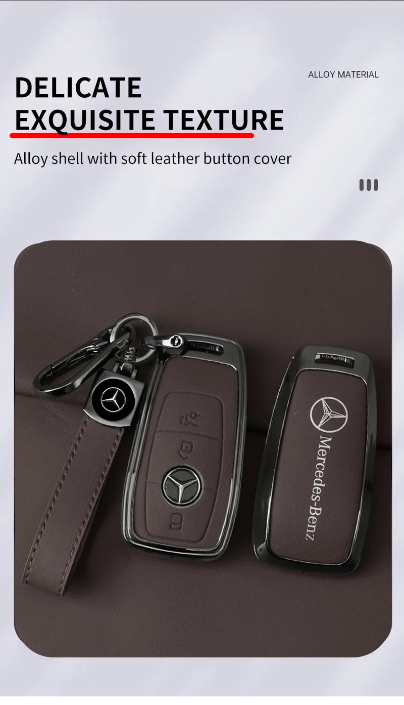 Leather Car Key Case