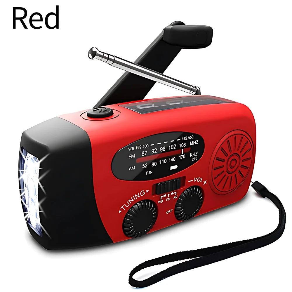Emergency Solar Hand Crank Radio