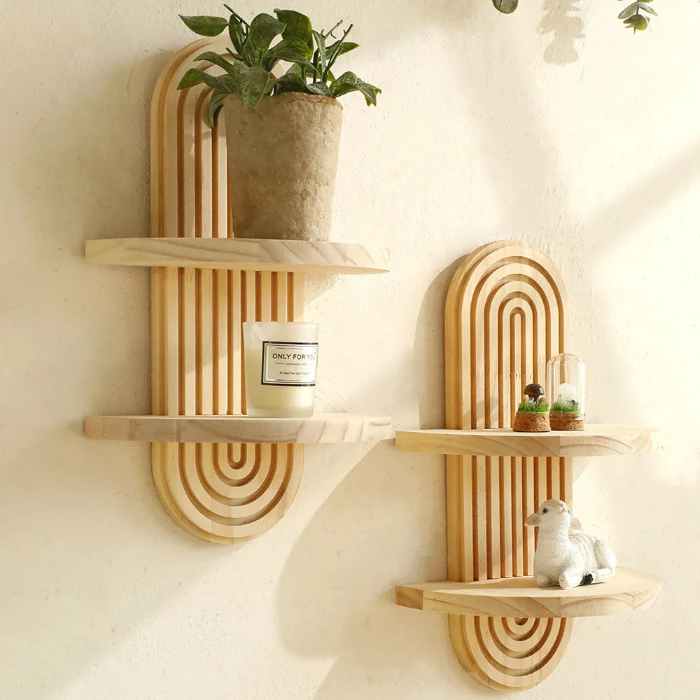 Boho Wall Mounted Shelf