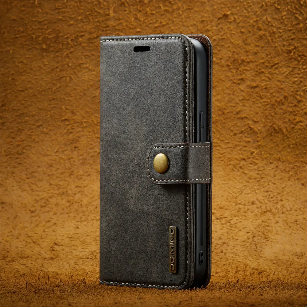 Detachable Magnetic Leather Phone Case