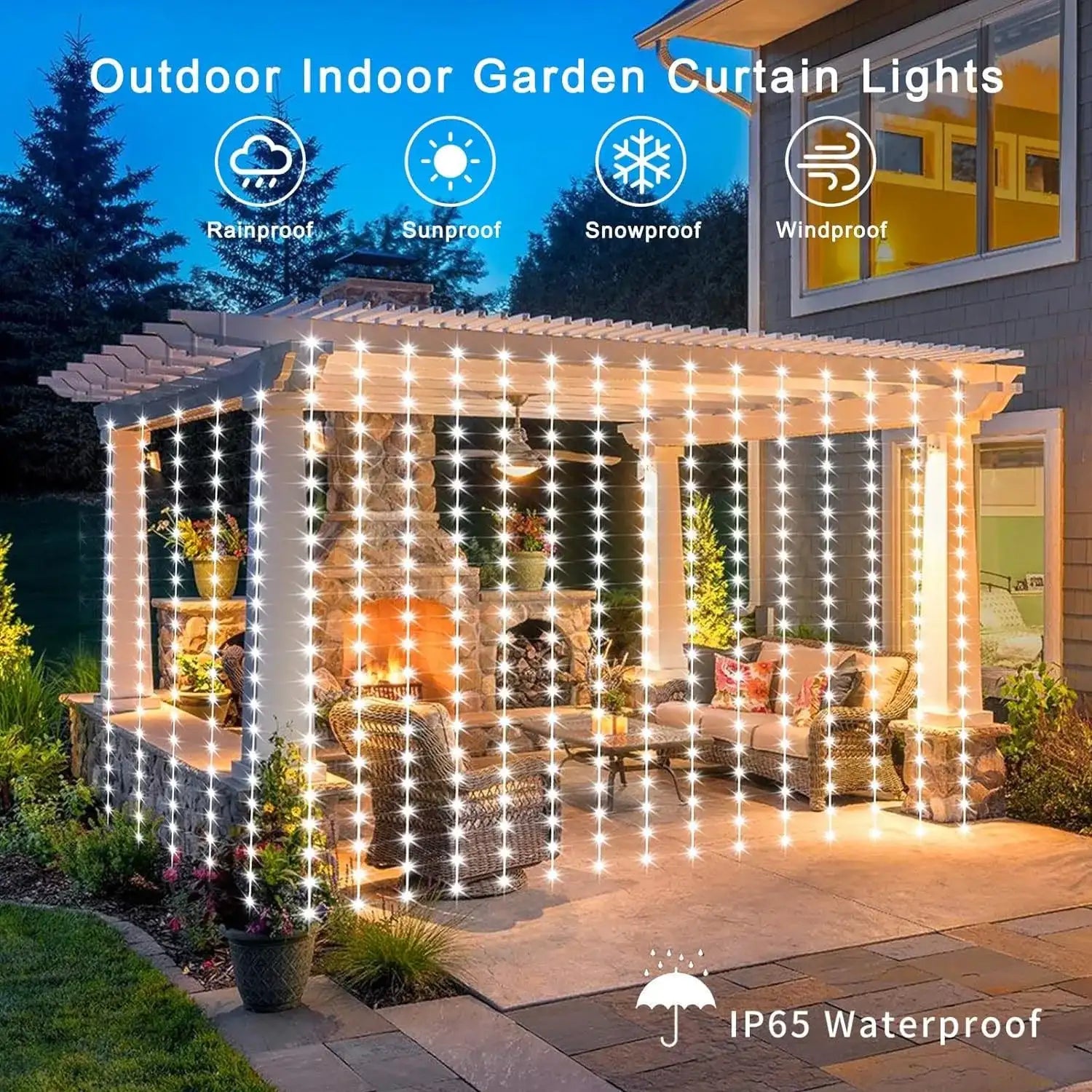 Solar Curtain Lights