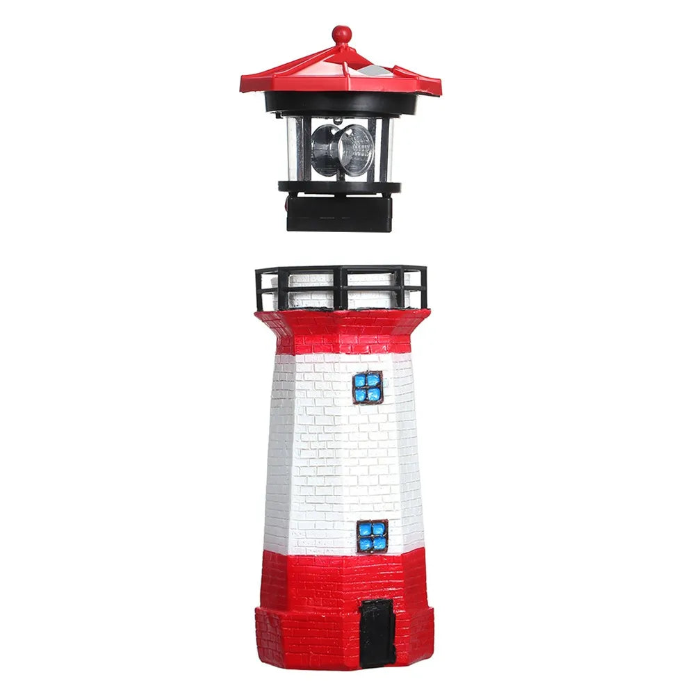 Solar Lighthouse Garden Light