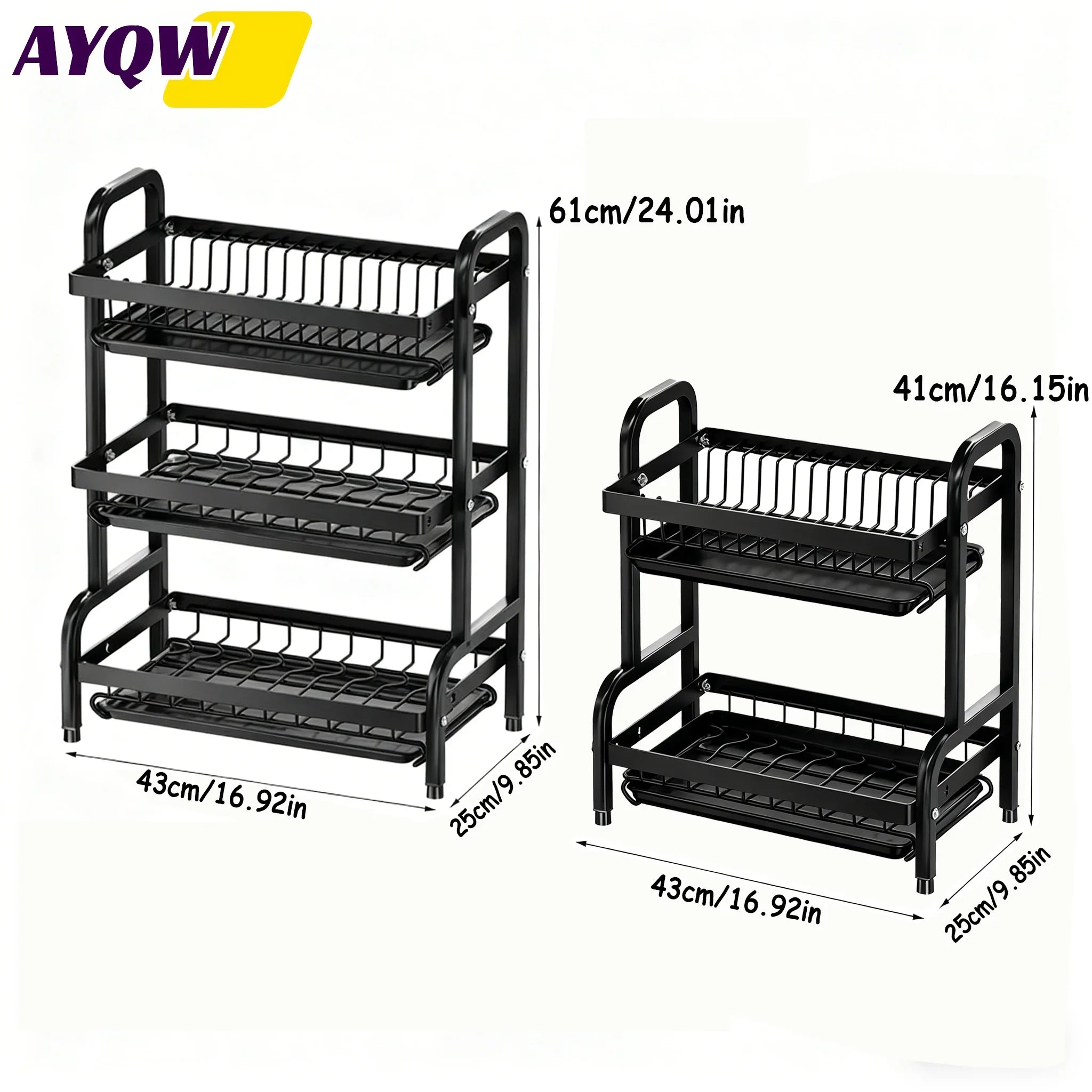 2 Tier Dish Drying Rack
