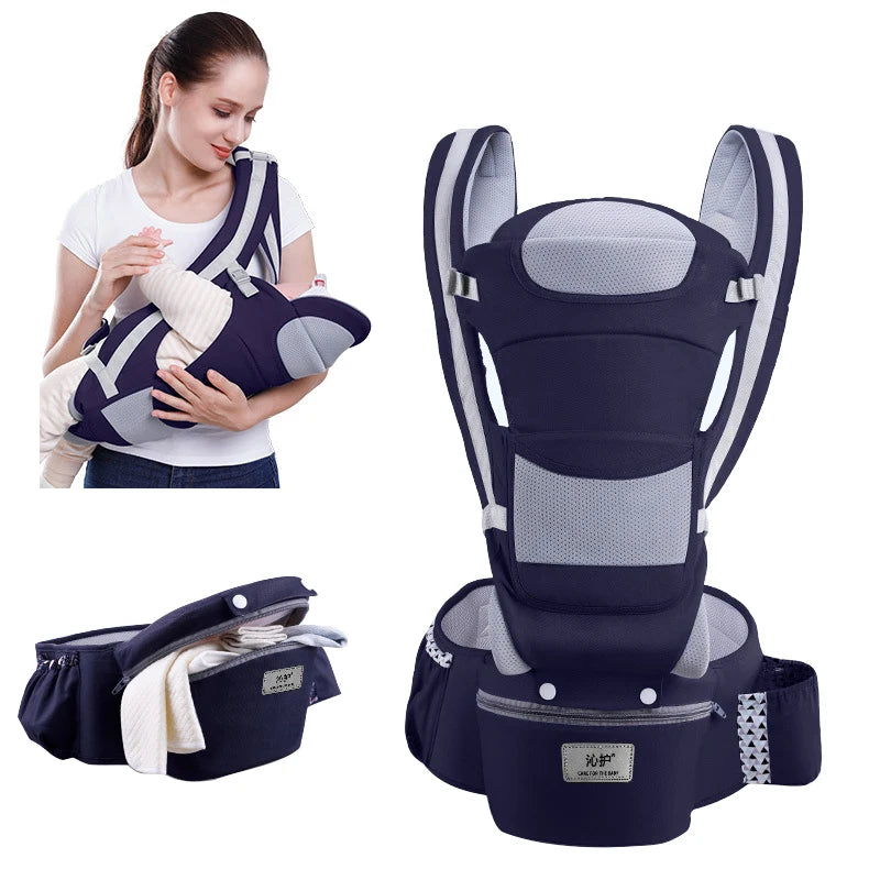 Ergonomic Baby Carrier Backpack | Infant Hipseat Wrap