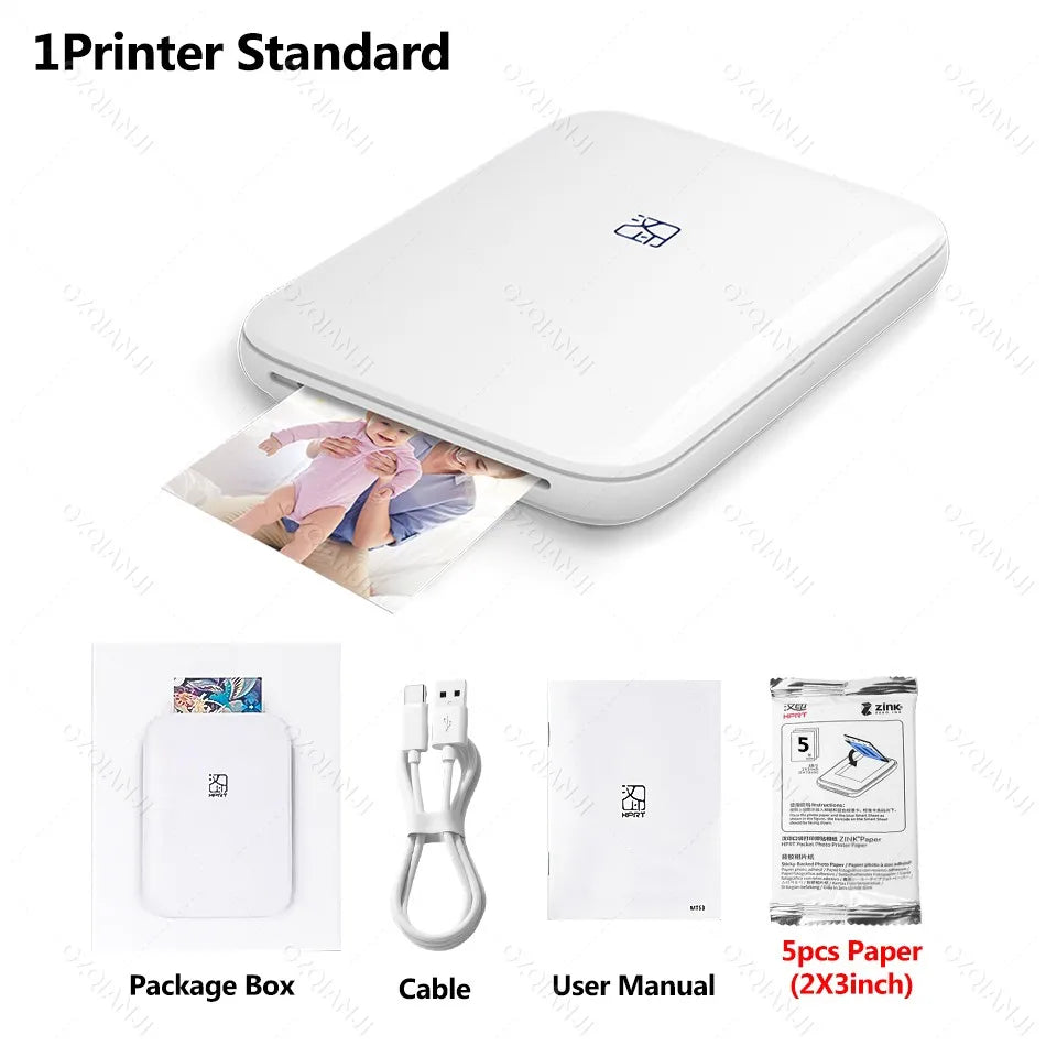 HPRT MT53 Portable printer - Mini Mobile Photo Printer