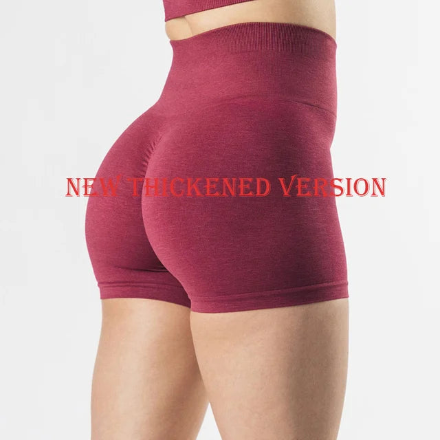 High Waist Seamless Yoga Shorts