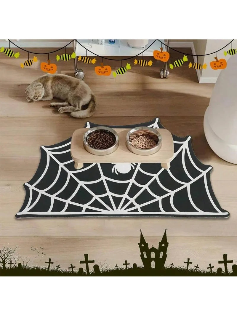 Halloween Pet Feeding Mat