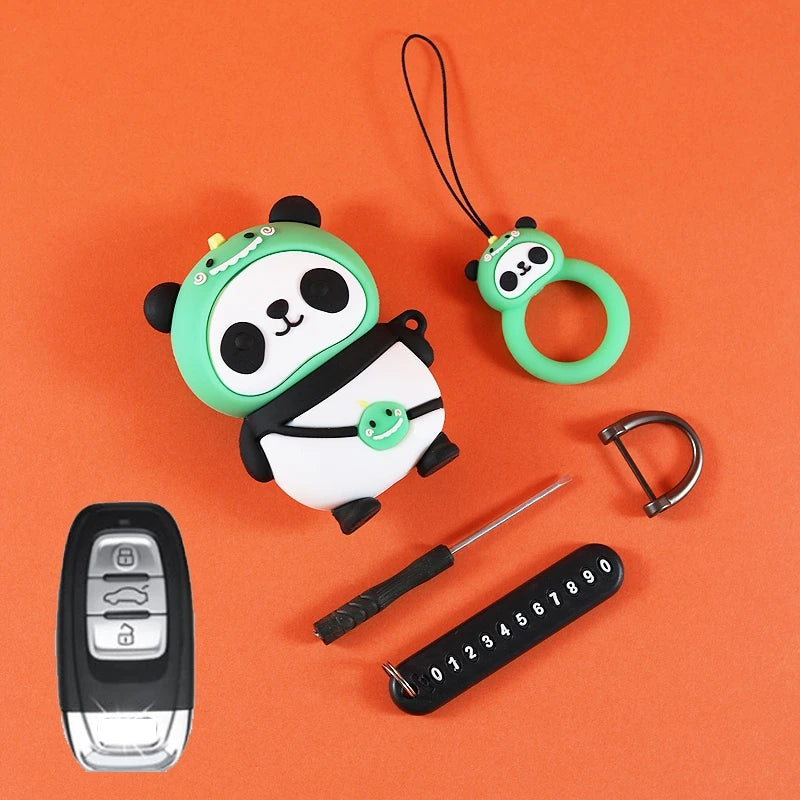 Cute Silicone Car Key Cover