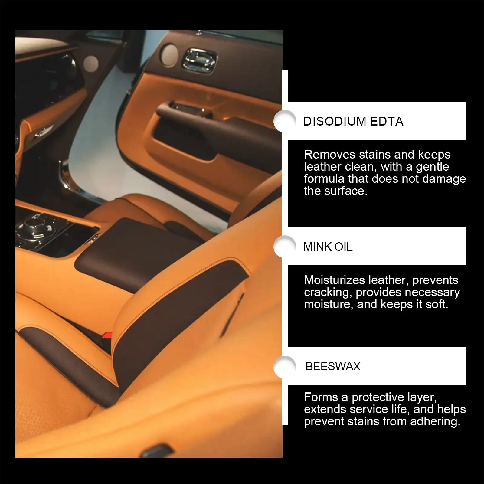 Leather Mink Cream – Natural Leather & Car Interior Care