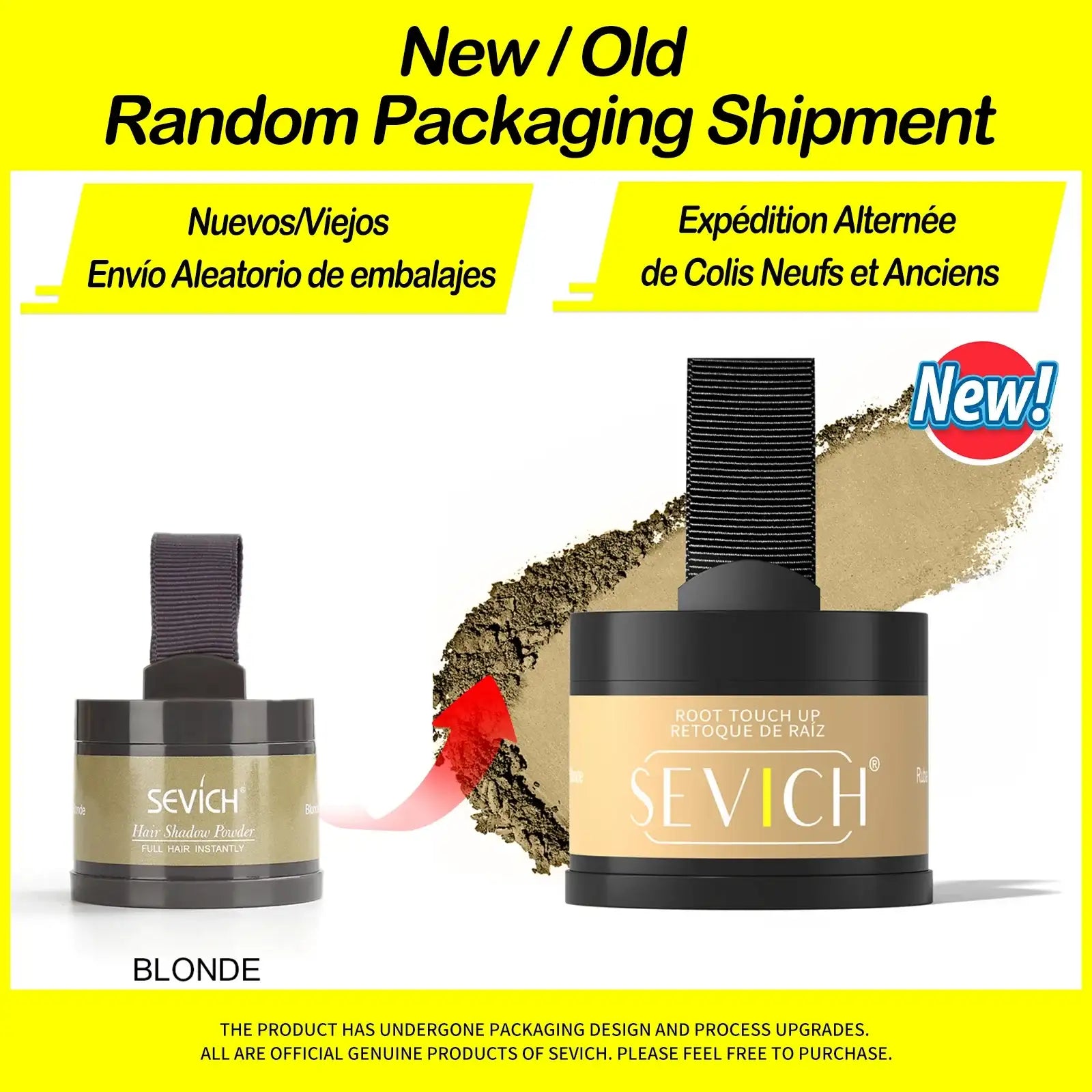 Sevich Hairline Powder 4g - Natural Hair Concealer