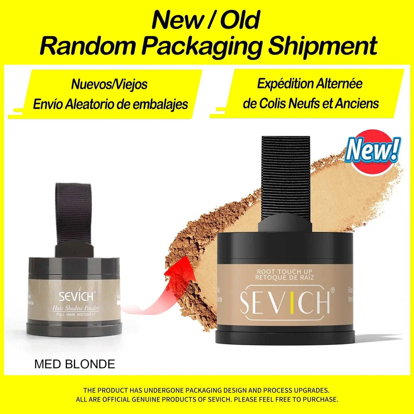 Sevich Hairline Powder 4g - Natural Hair Concealer