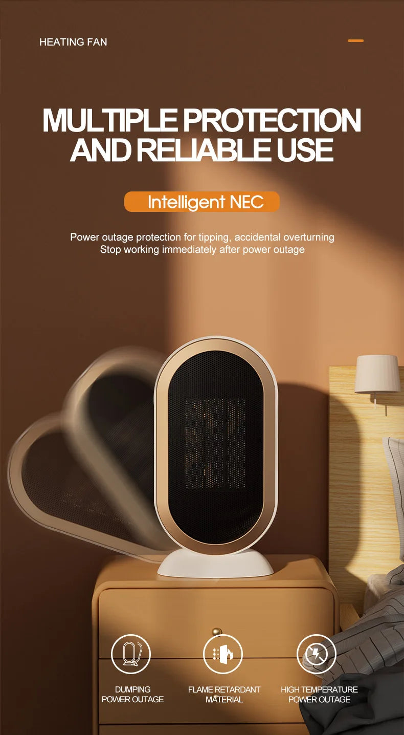 PTC Electric Desktop Heater