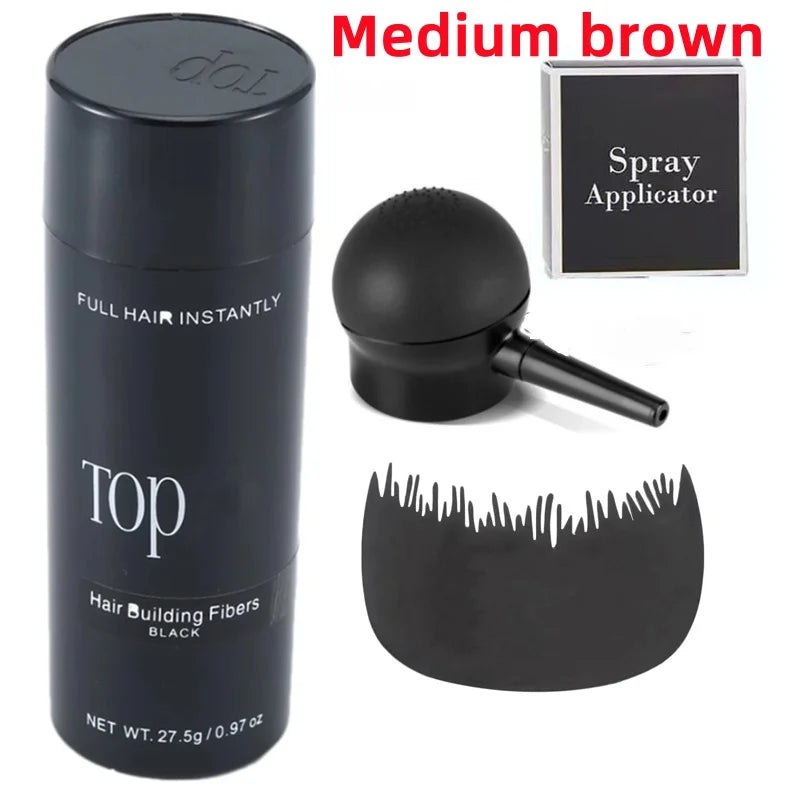 Keratin Hair Fibers 3pcs Set | 27.5g Hair Building Fibers