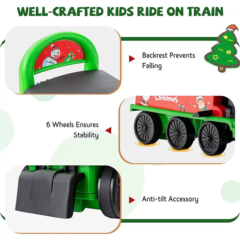 Christmas Electric Ride On Train with Tracks