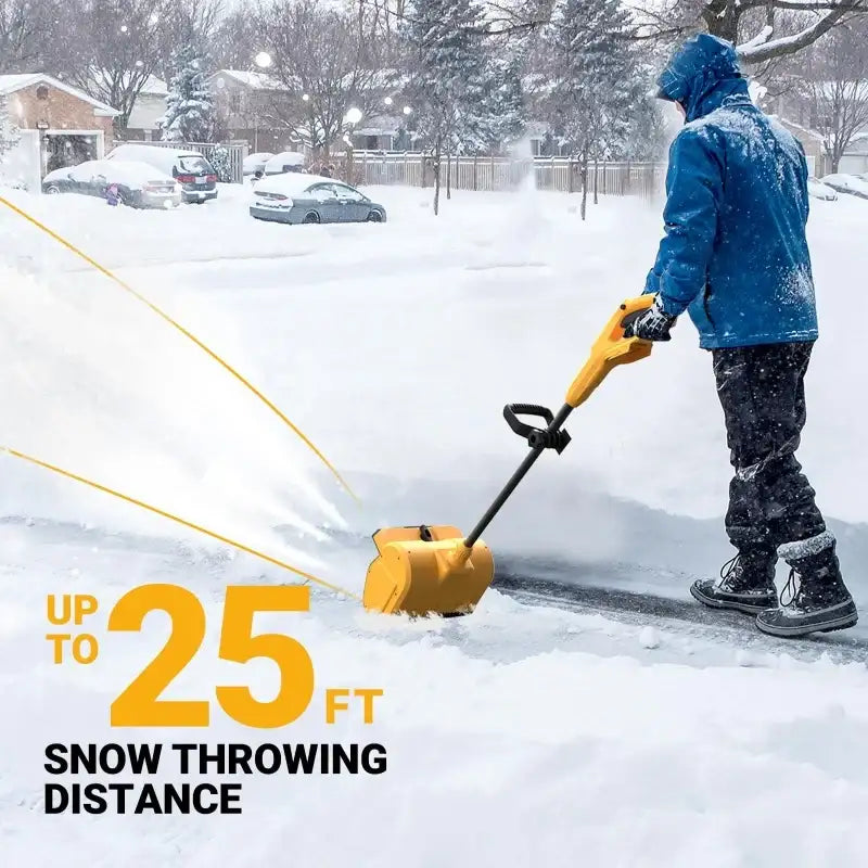 Electric Snow Shovel – Brushless Cordless Winter Cleaner