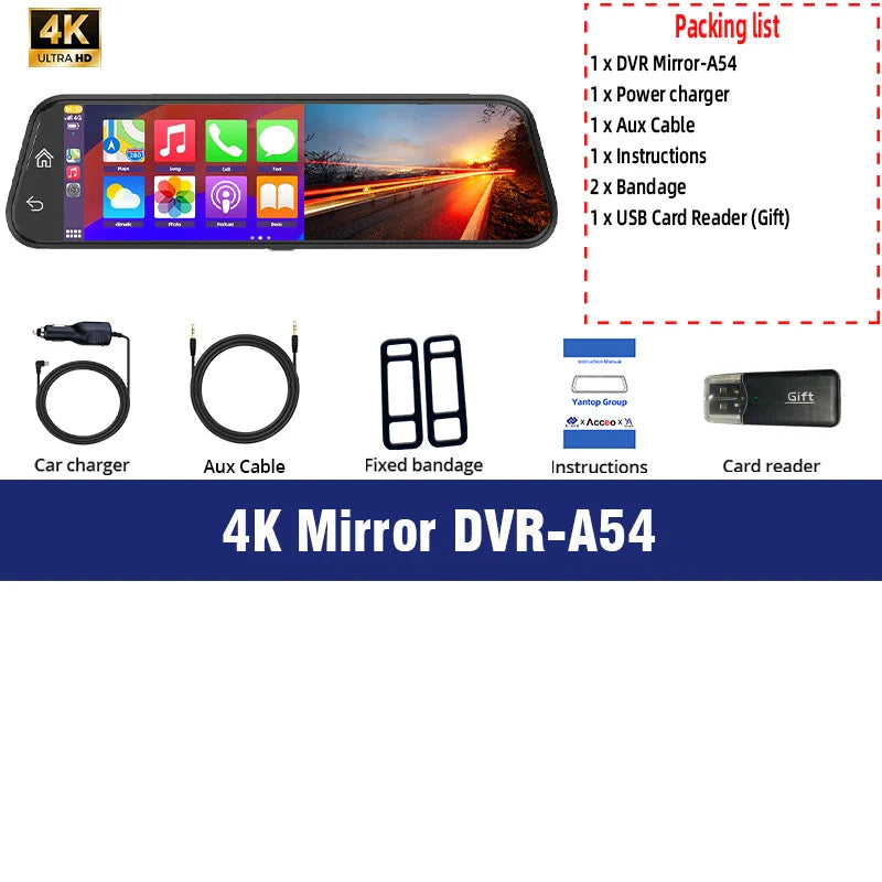 4K Mirror Dash Cam