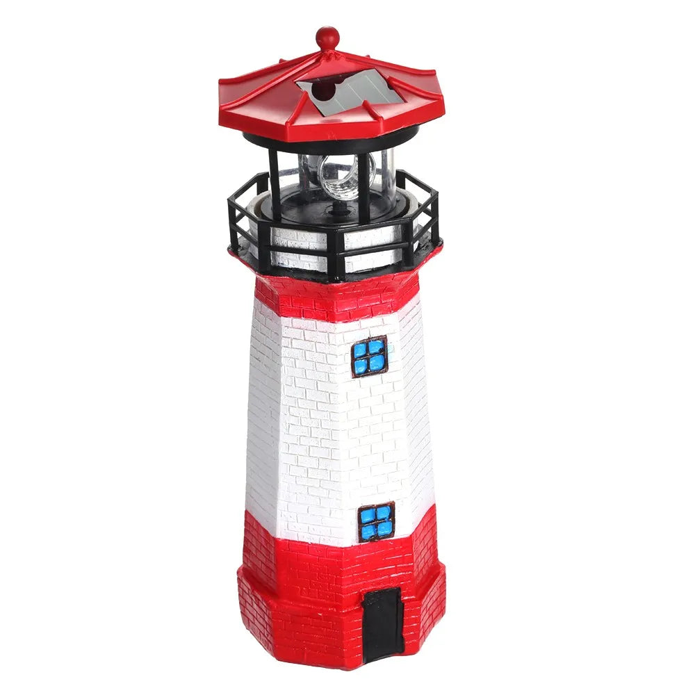 Solar Lighthouse Garden Light
